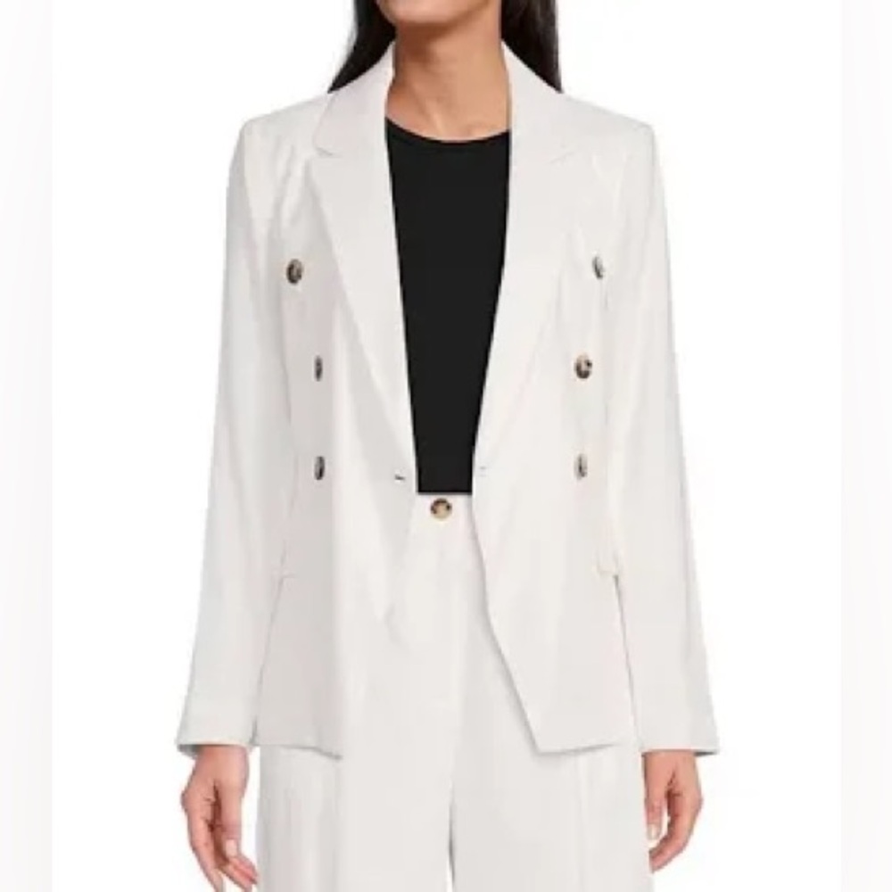 Alex Marie Romi Notch Lapel Long Sleeve Blazer - size 18